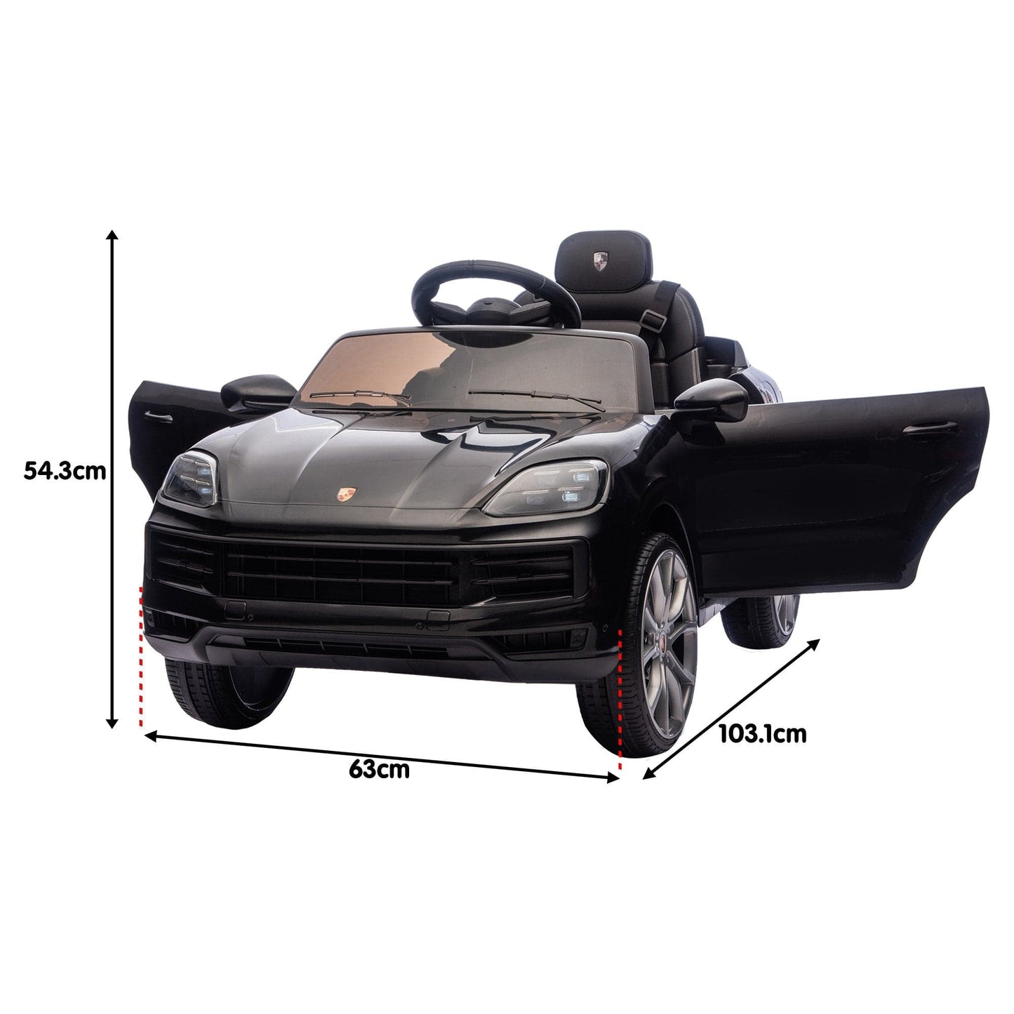 Ride on Porsche - Black