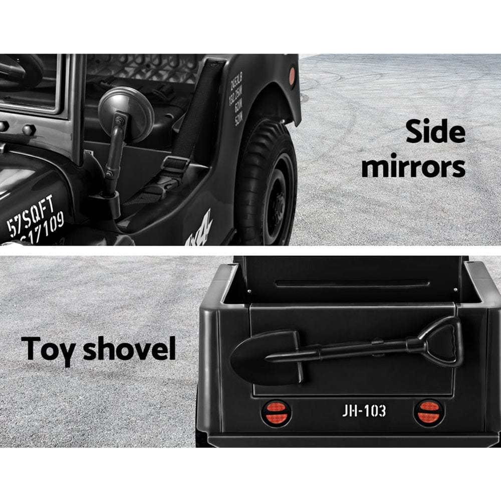 Ride on Military Jeep - Black