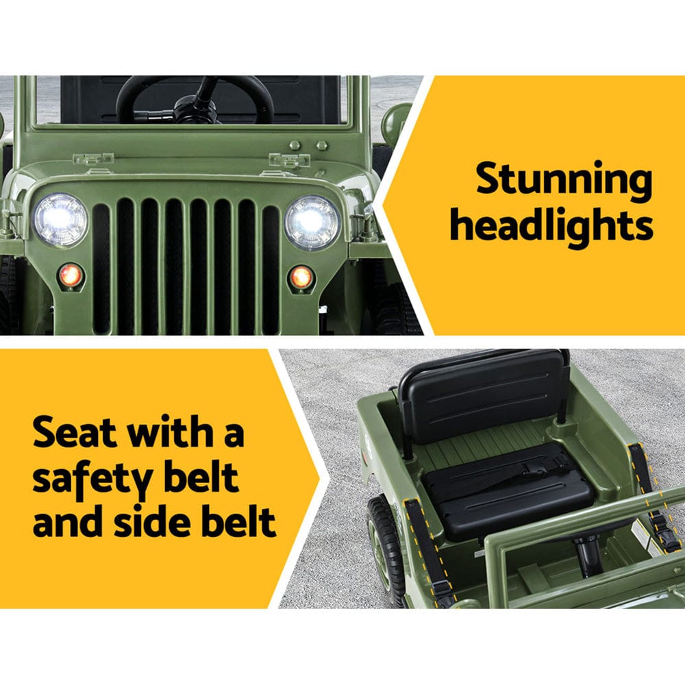 Ride on Military Jeep - Green