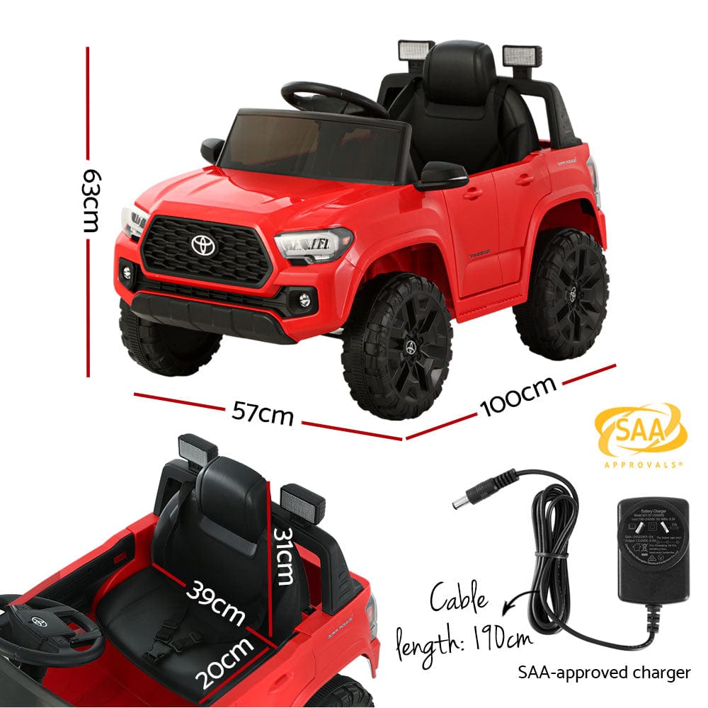 Ride on Toyota Tacoma - Red