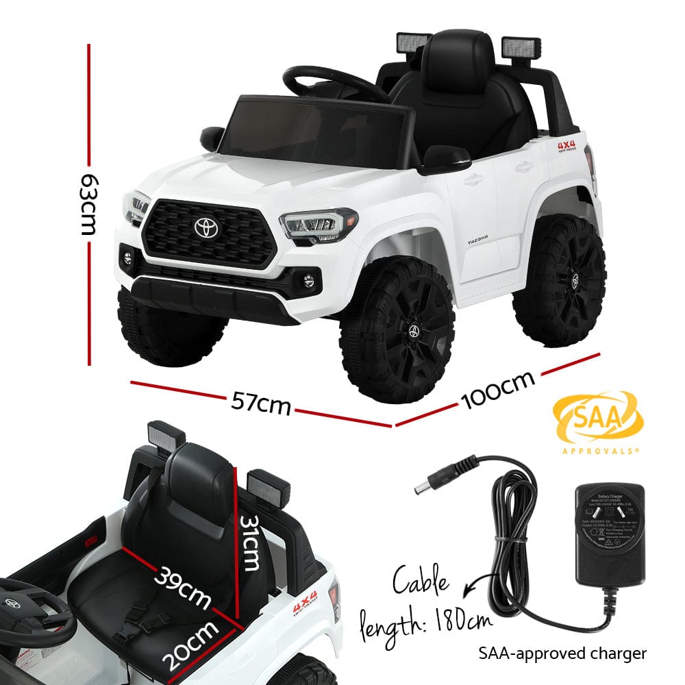 Ride on Toyota Tacoma - White