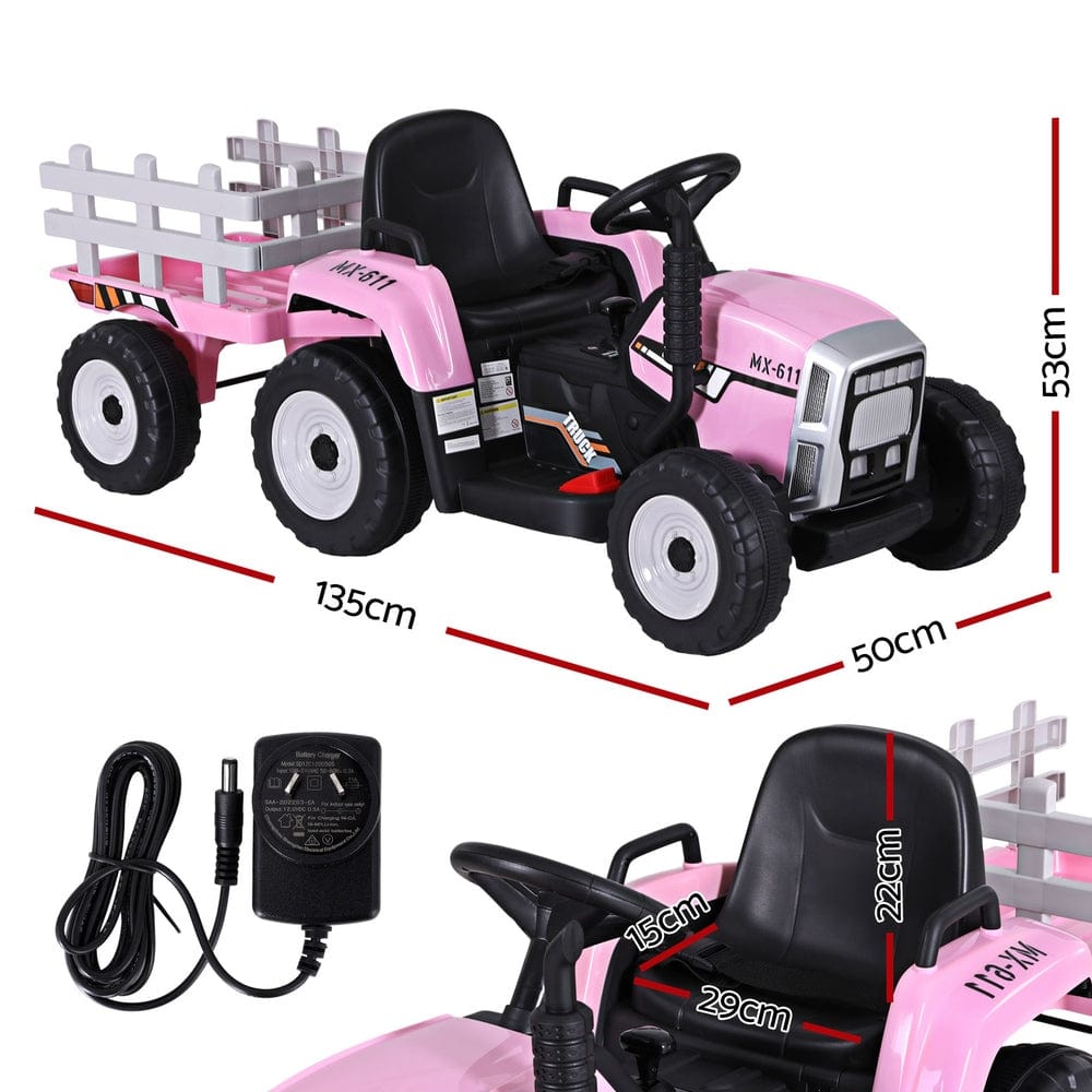 Ride on Tractor - Pink