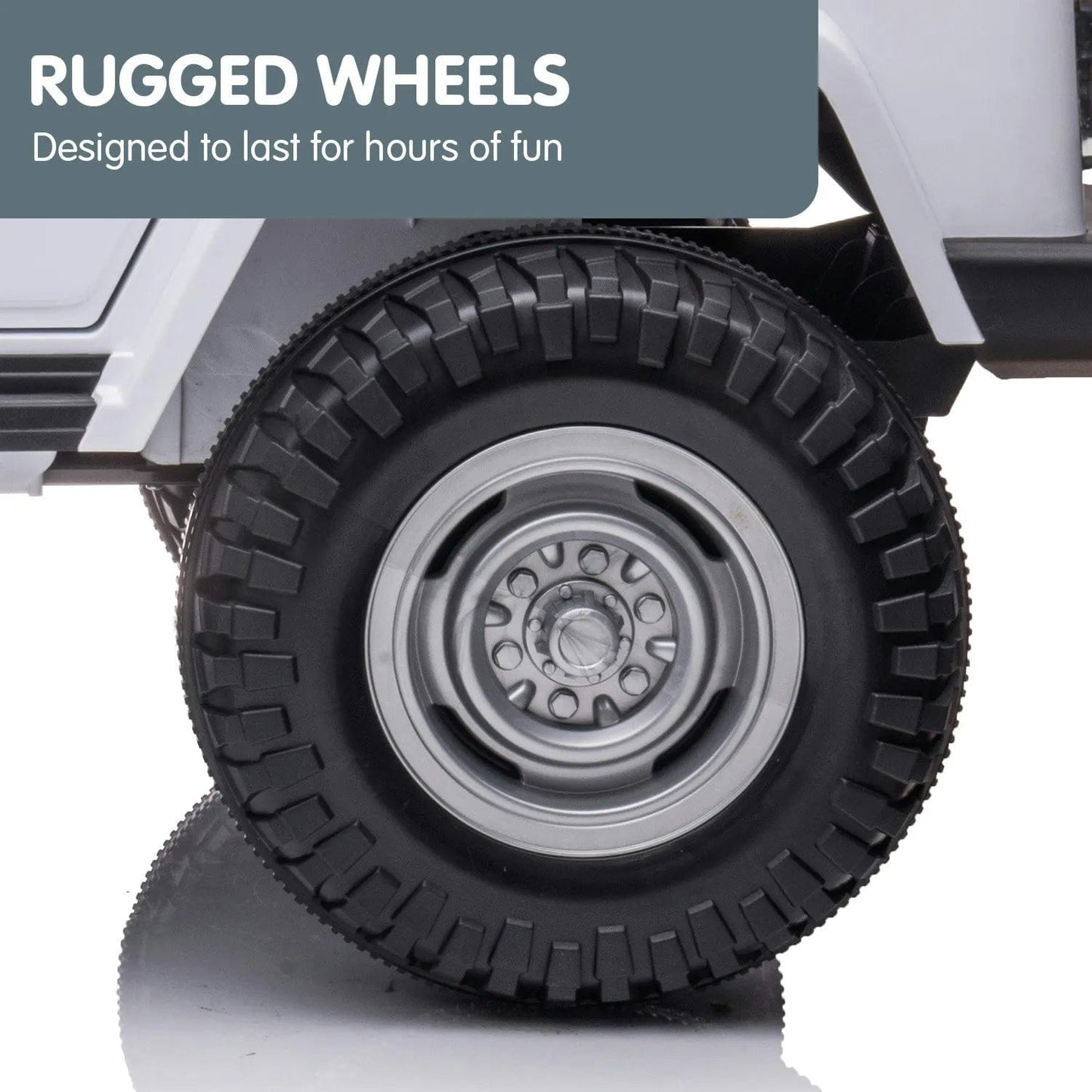 Ride on Toyota Land Cruiser FJ 40 - White