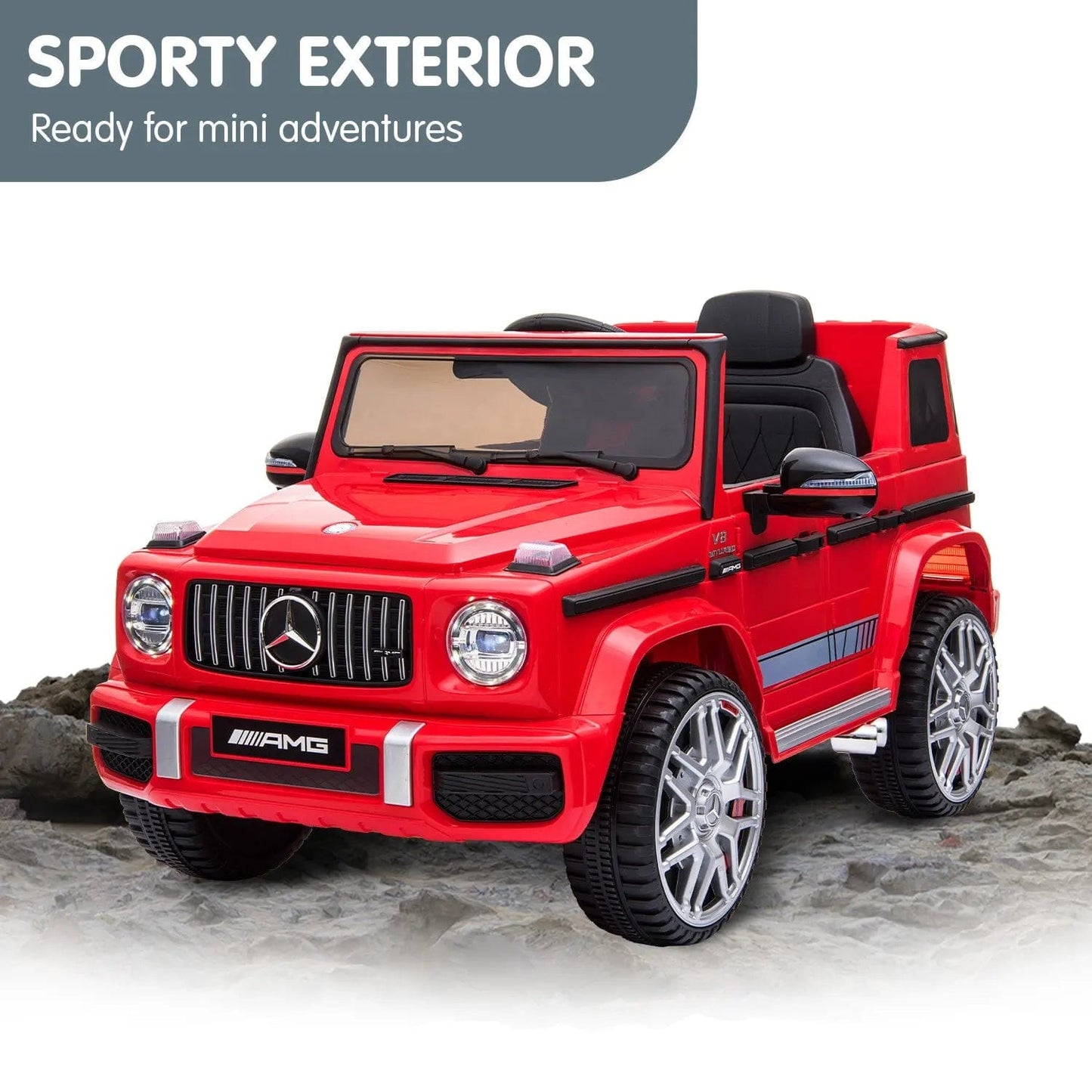 Ride on Mercedes Benz AMG G63 - Red